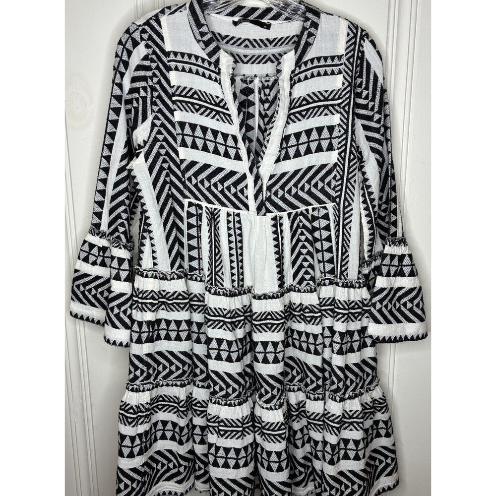 Devotion Twins Ella Anthro Dress Size XS Cotton Boho Garden Cottage Greece